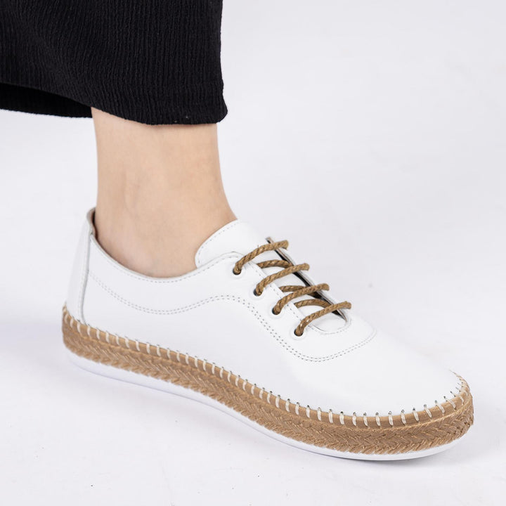Lotte Kadın Hakiki Deri Beyaz Günlük Ayakkabı