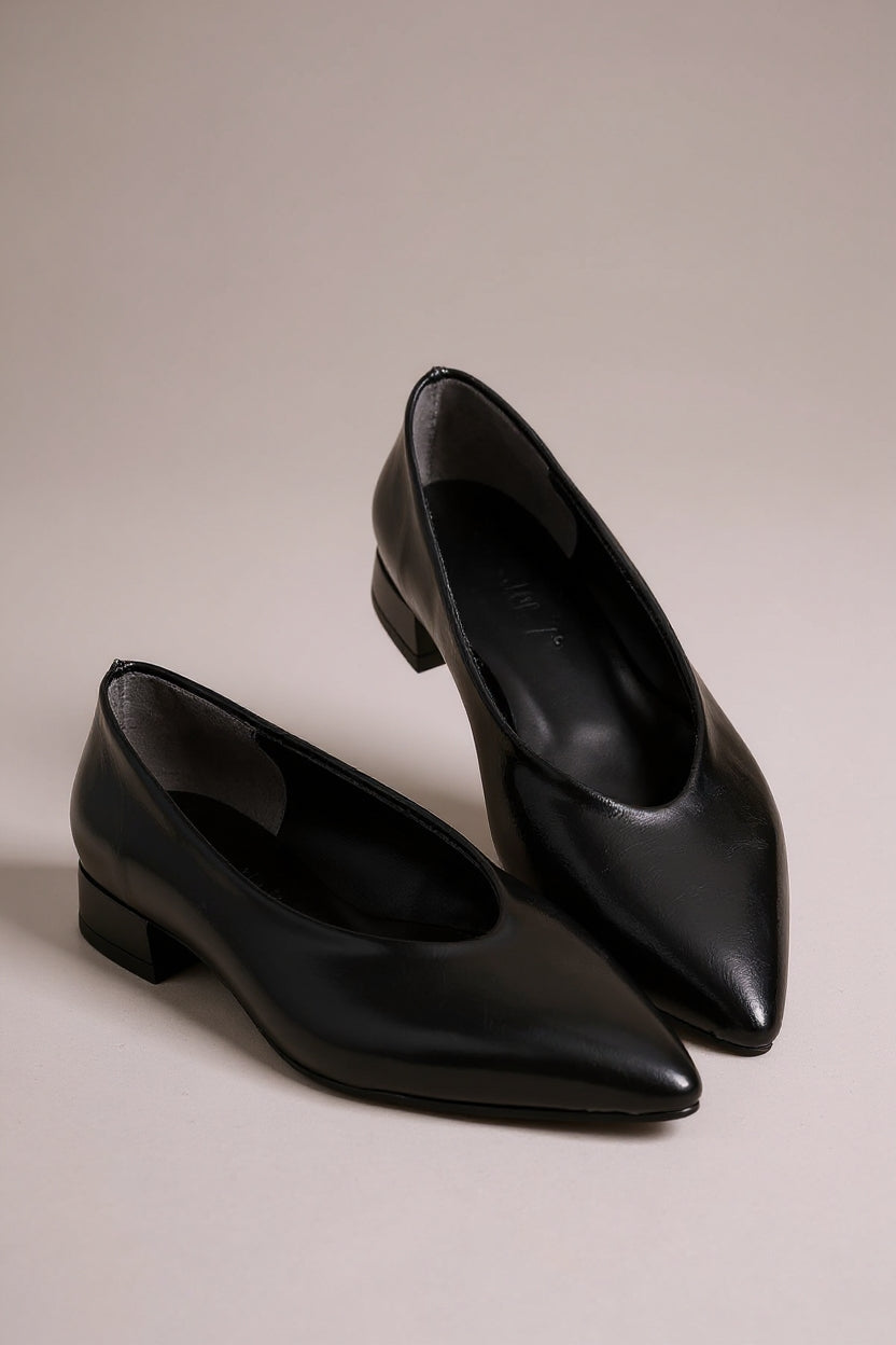 Louise Kadın Siyah Babet Ayakkabı