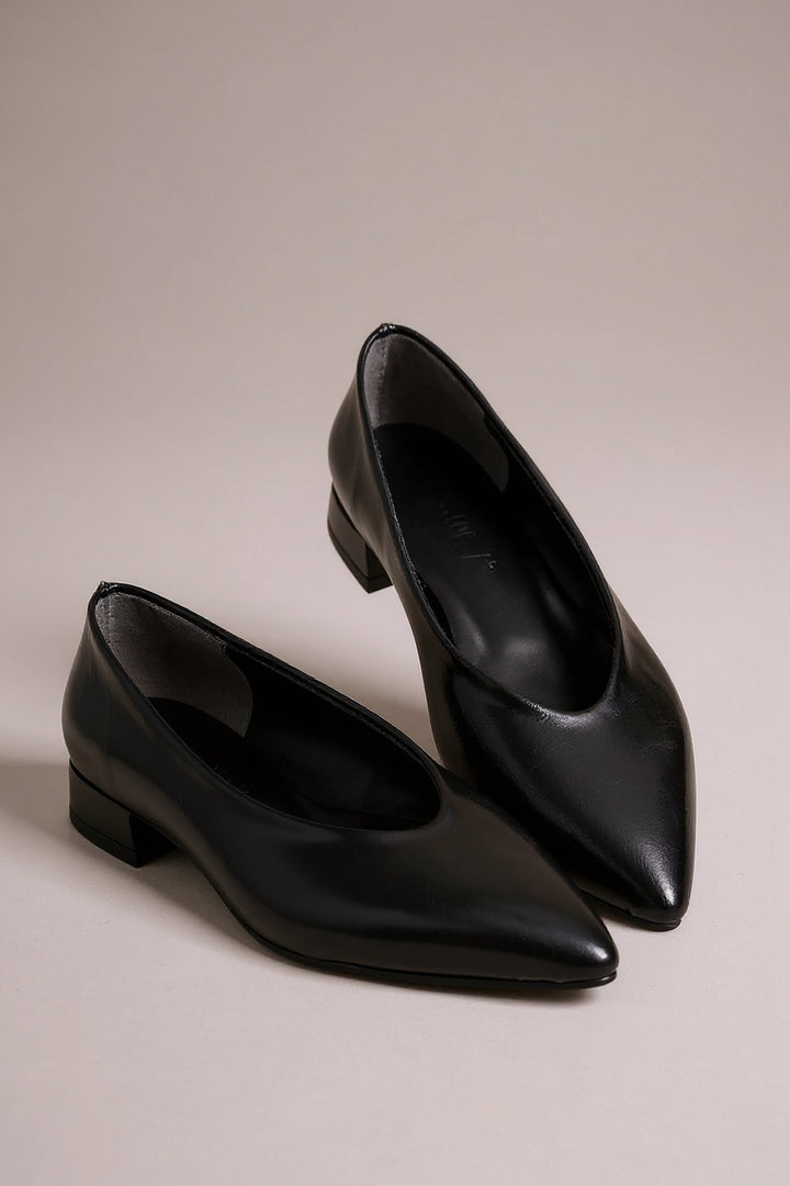 Louise Kadın Siyah Babet Ayakkabı