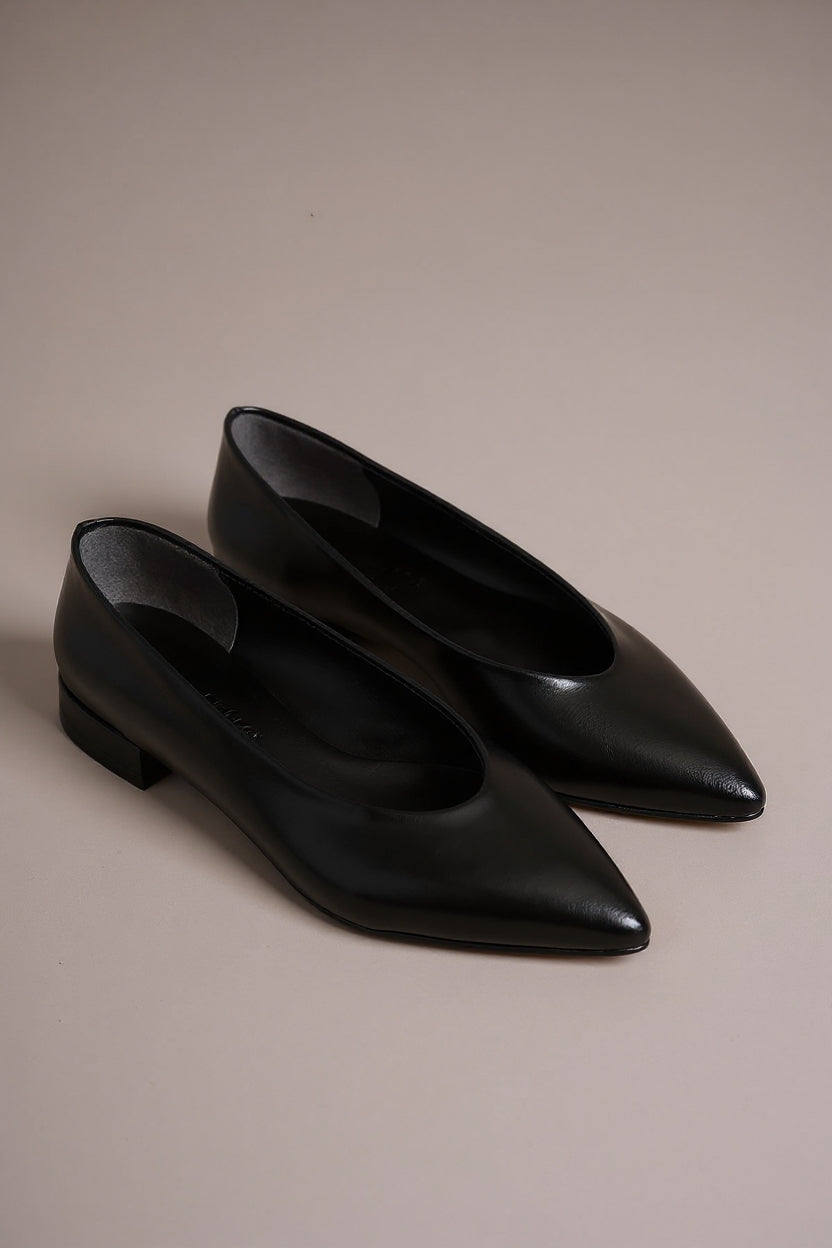 Louise Kadın Siyah Babet Ayakkabı