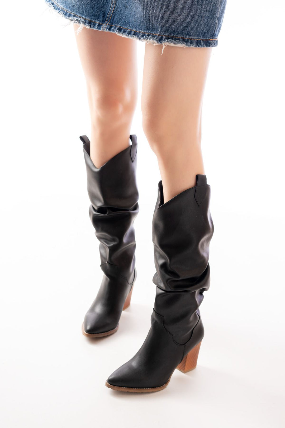 Miuren Siyah Kadın Çizme