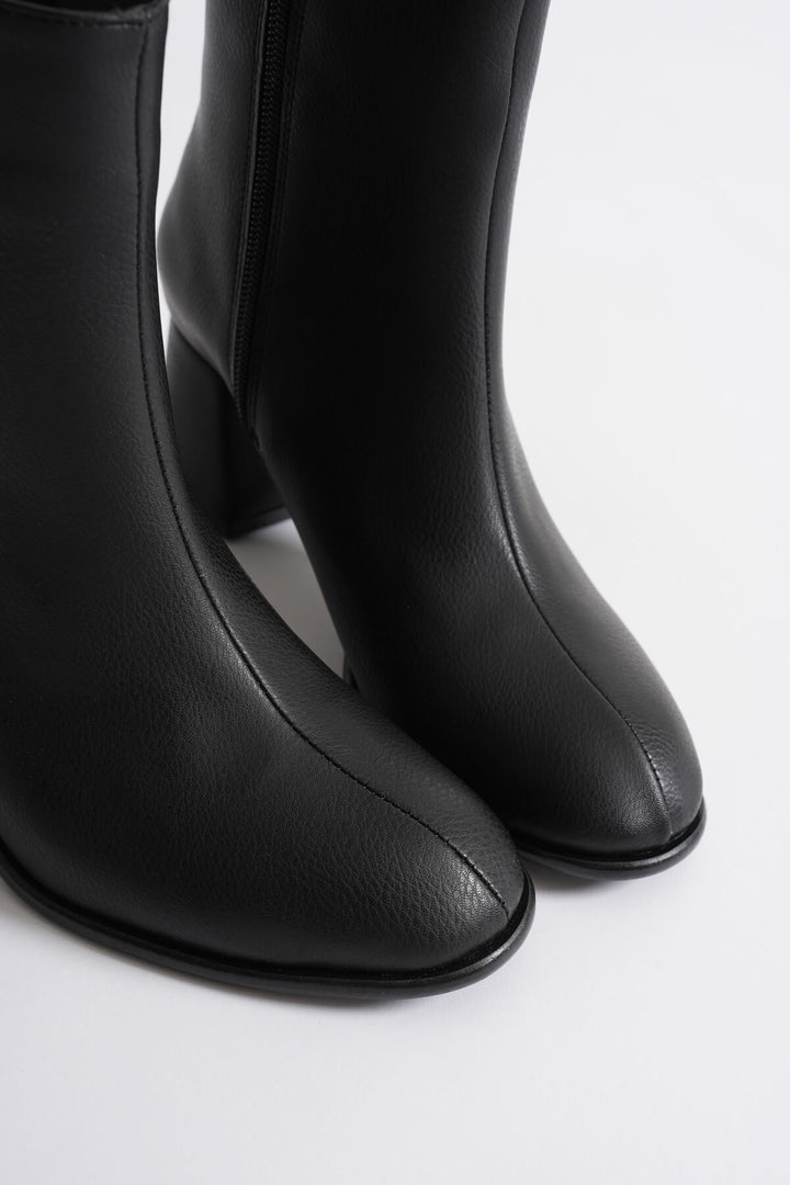 Lucinda Kadın Kışlık Siyah Kalın Topuklu Bot