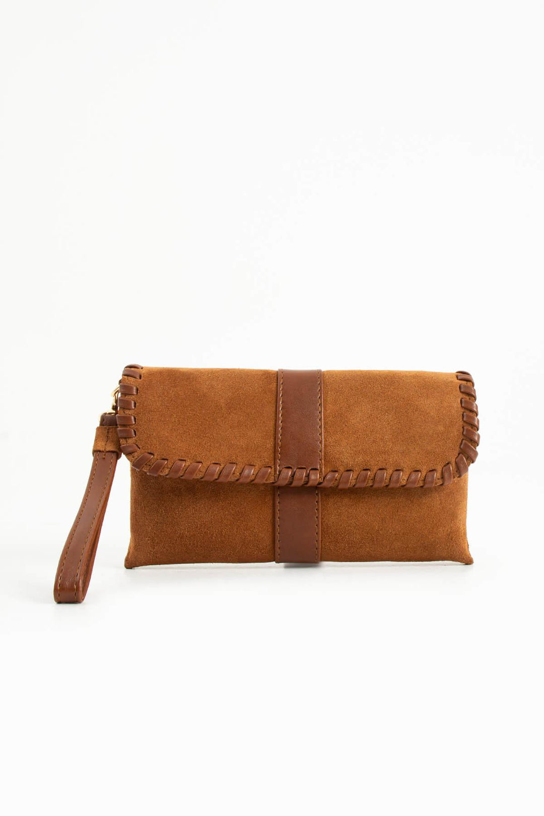 LUNARA Kadın Hakiki Süet Deri Portföy Çantası