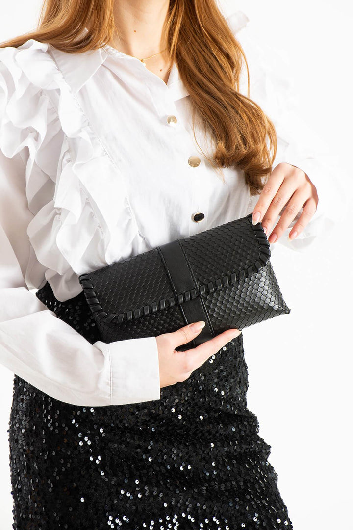 LUNARA Kadın Hakiki Süet Deri Portföy Çantası