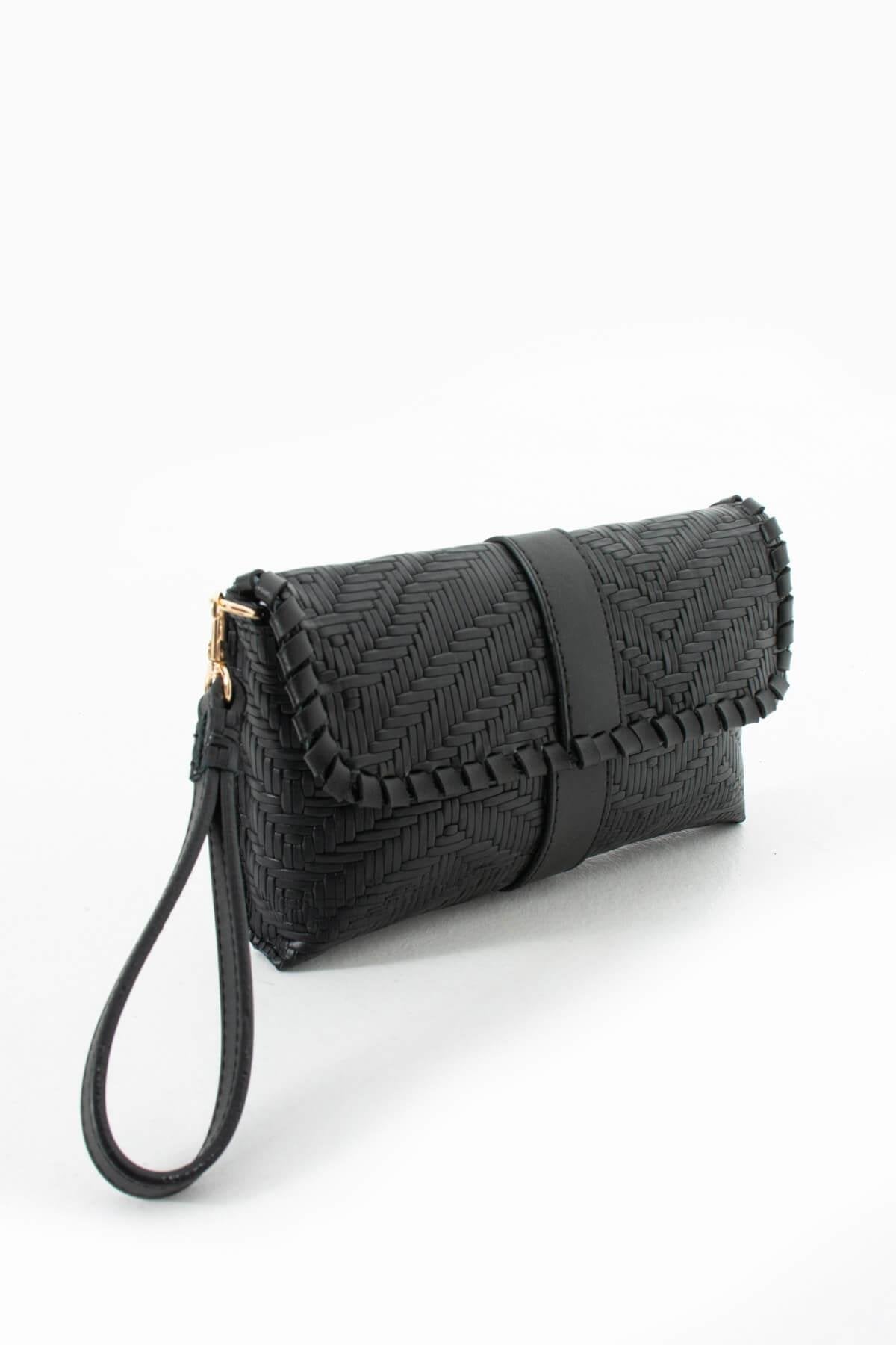 LUNARA-N Hakiki Süet Deri Kadın Portföy & Clutch Çanta