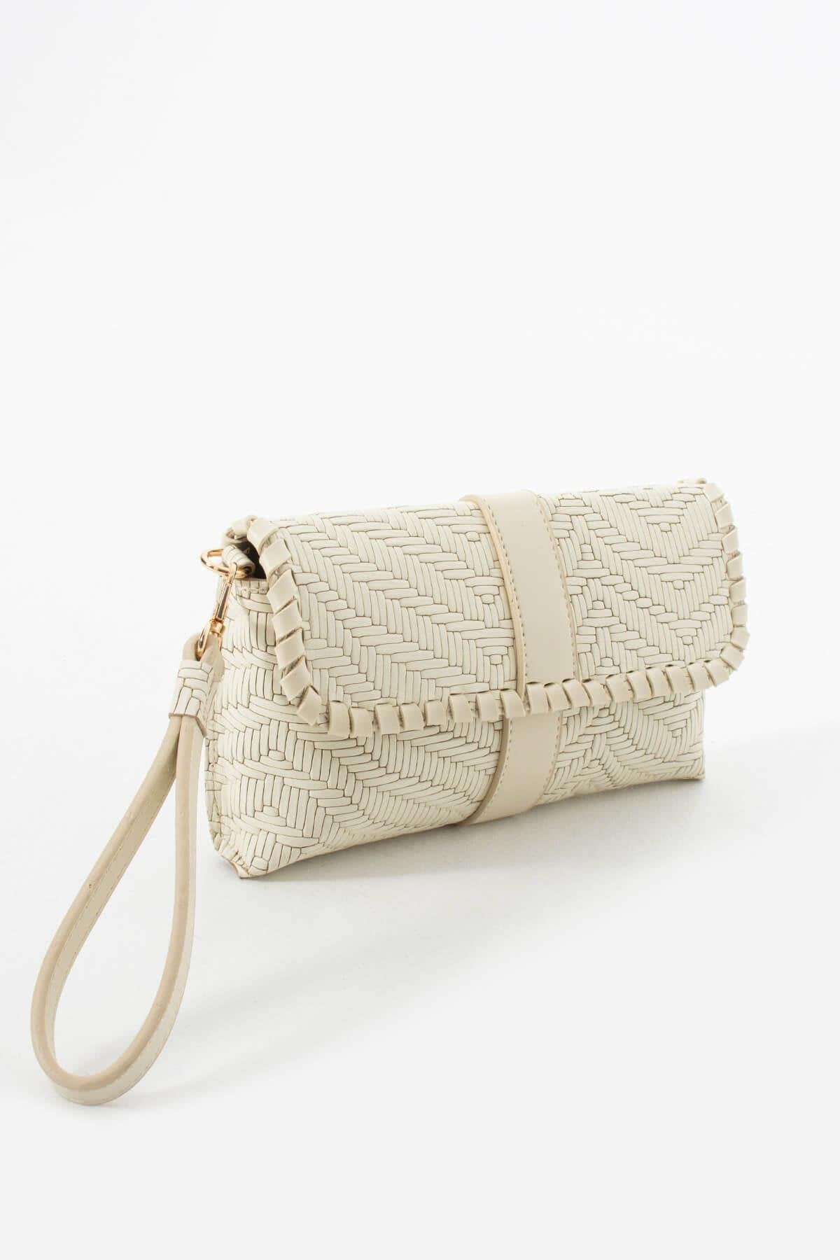 LUNARA-N Hakiki Süet Deri Kadın Portföy & Clutch Çanta