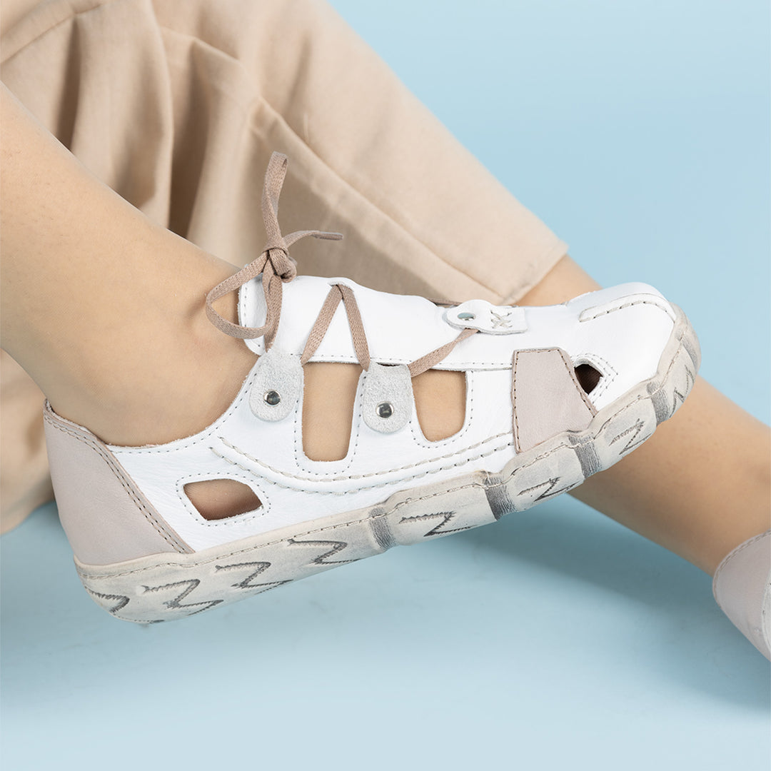 Luno Kadın Hakiki Deri Beyaz Günlük Ayakkabı