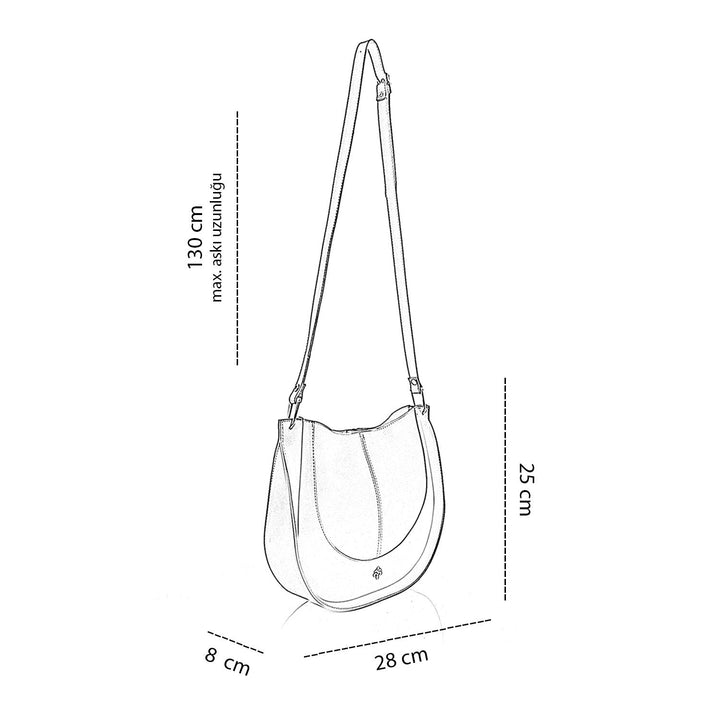 Maryana Kadın Ayarlanabilir Askılı Çapraz Çanta