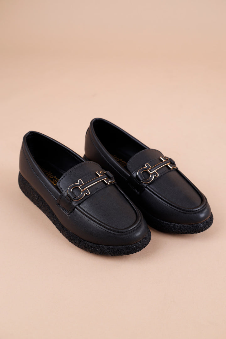 Matar Kadın Siyah Loafer Ayakkabı
