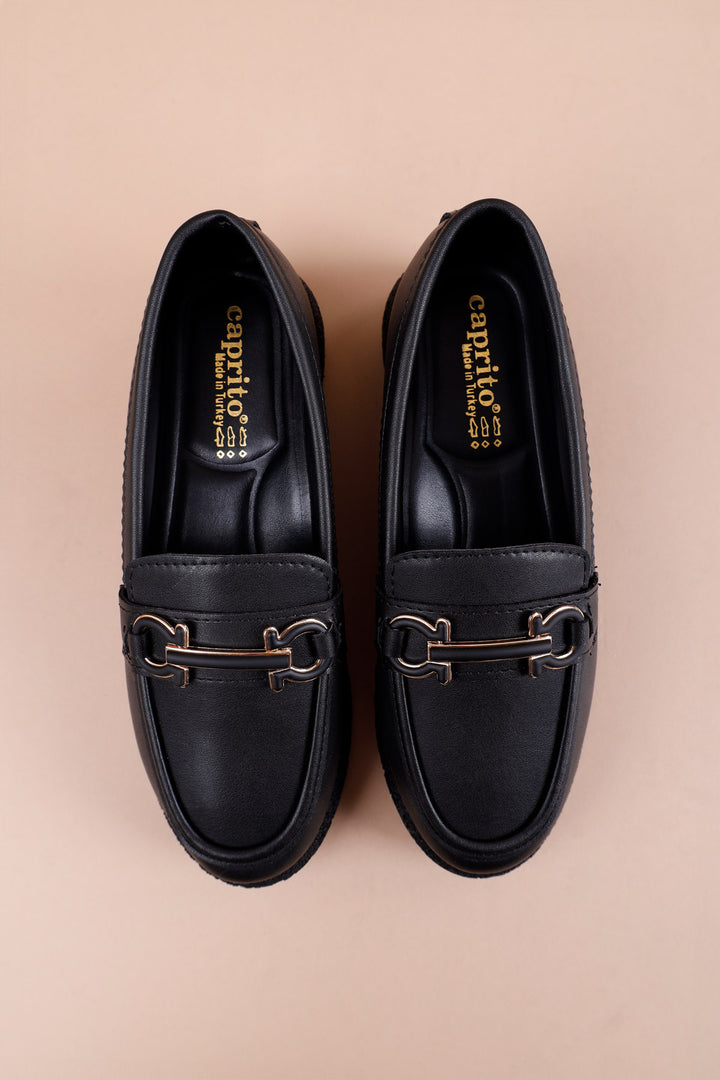 Matar Kadın Siyah Loafer Ayakkabı