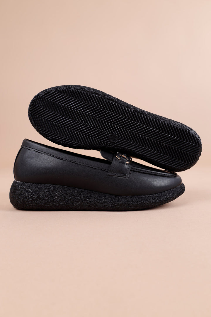 Matar Kadın Siyah Loafer Ayakkabı