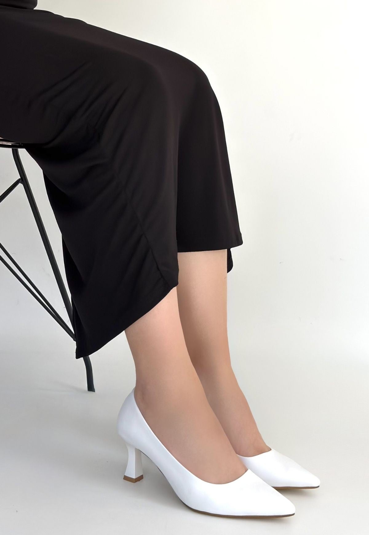 Mırta Kadın Beyaz Topuklu Ayakkabı