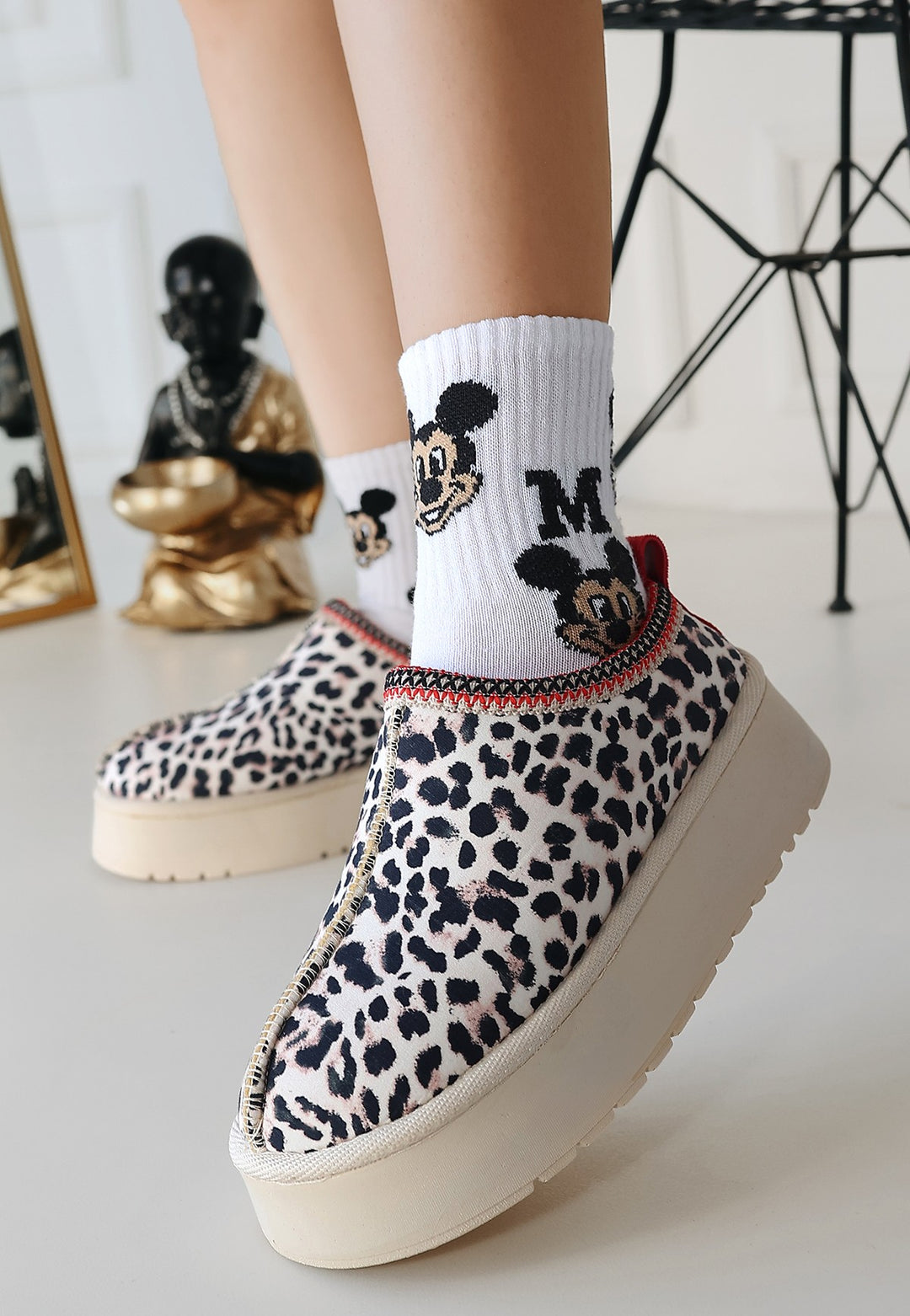 Mucy Kadın Çita Süet Kürklü Bot