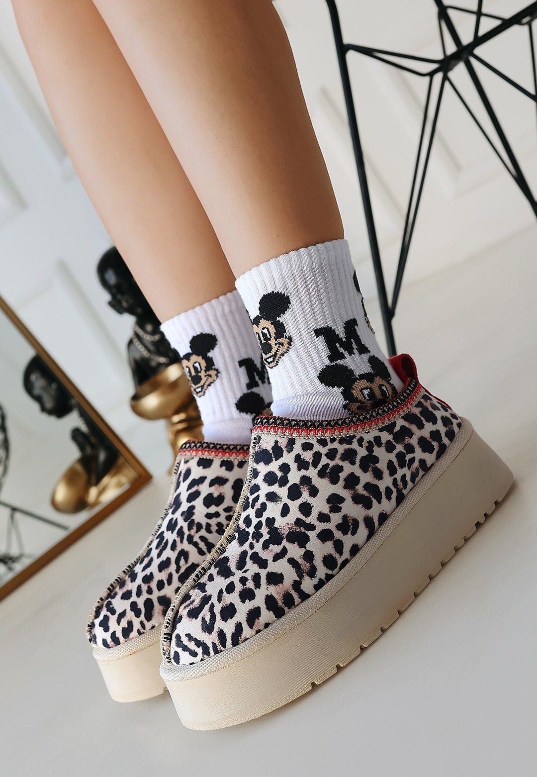 Mucy Kadın Çita Süet Kürklü Bot