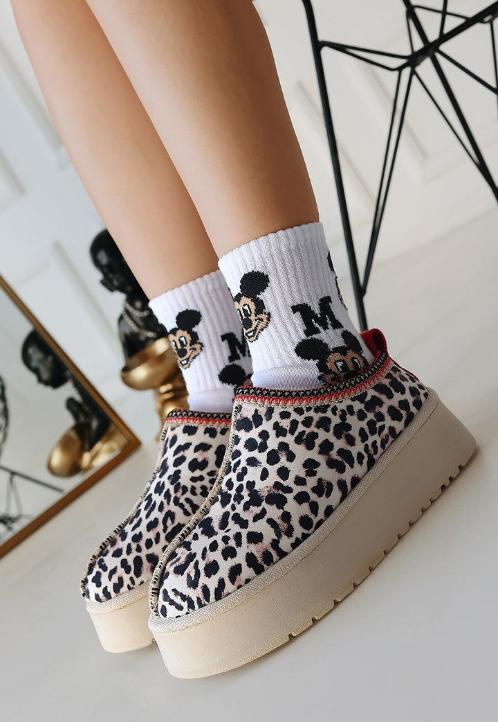 Mucy Kadın Çita Süet Kürklü Bot