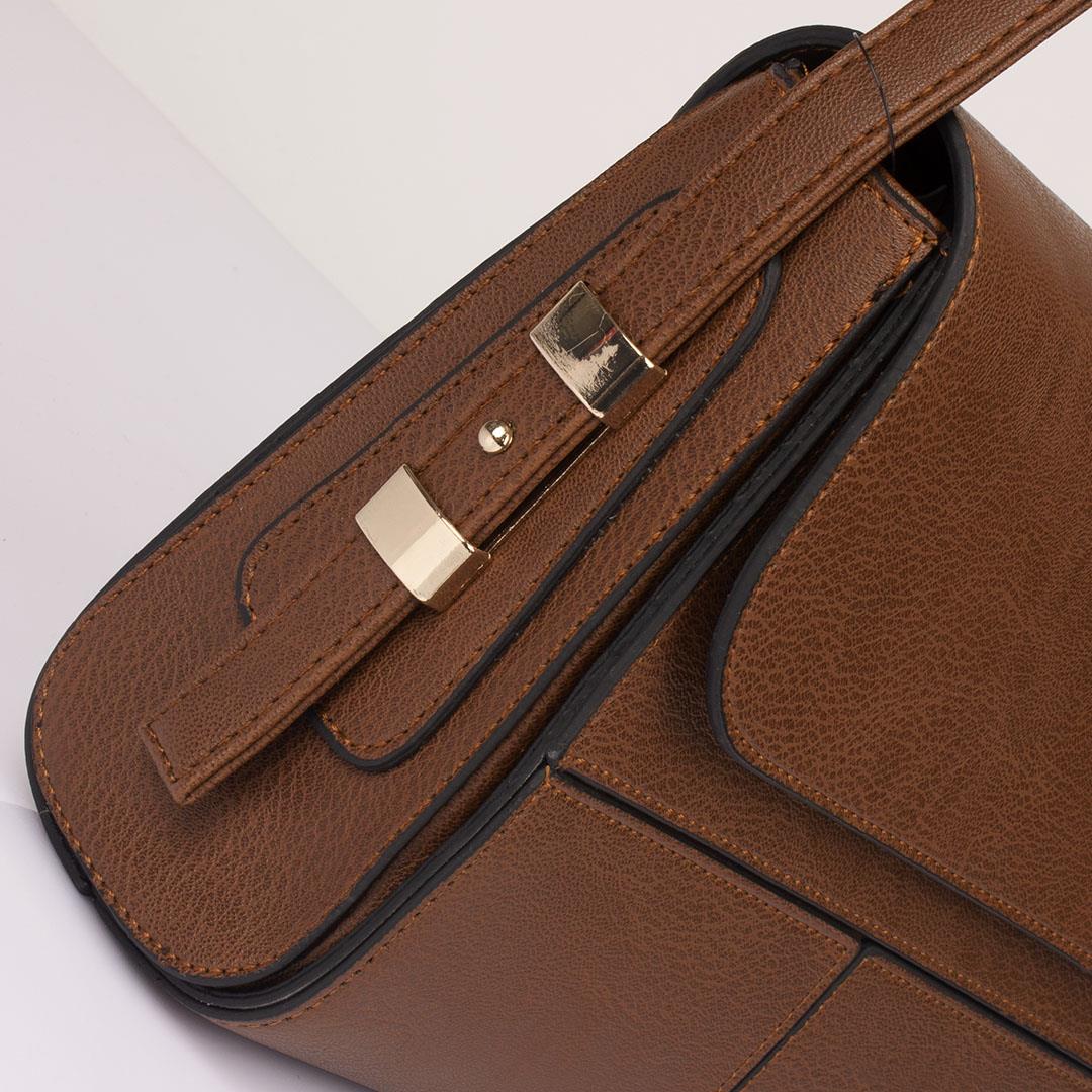 Flora Kadın Deri Çapraz Askılı Çanta