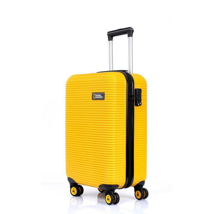 National Geographic N-2001 Sarı Abs  Valiz Seti -ROND