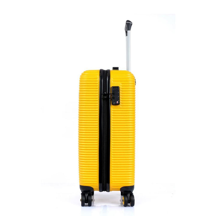National Geographic N-2001 Sarı Abs  Valiz Seti -ROND