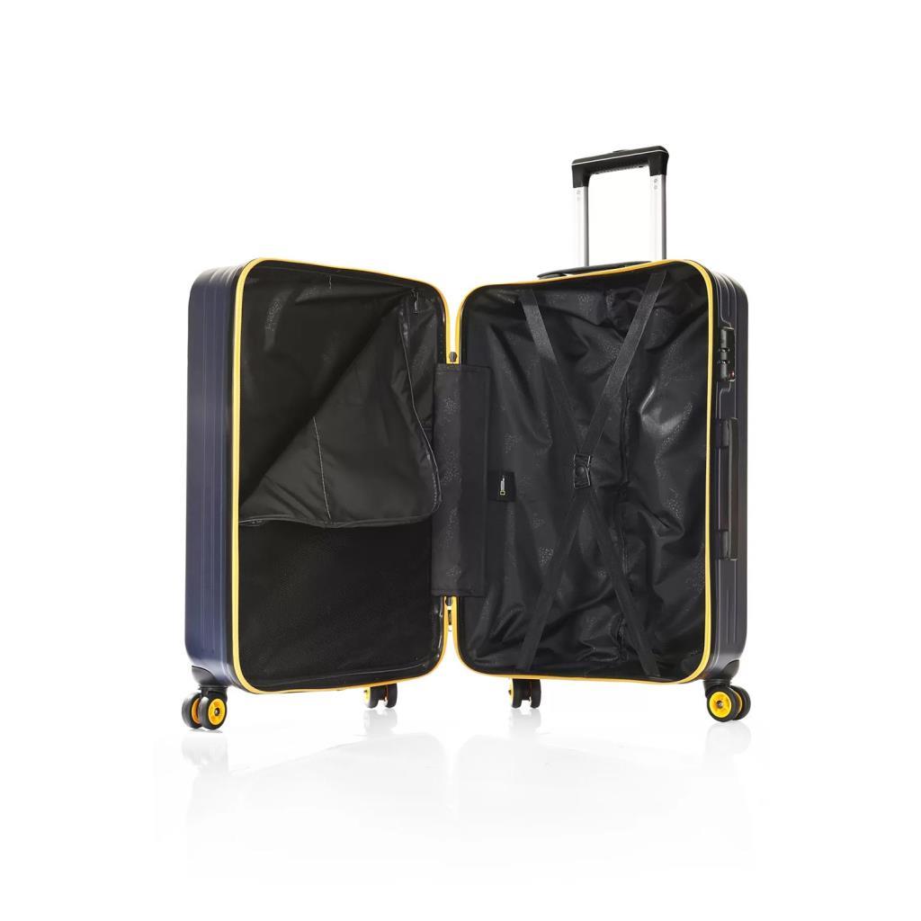National Geographic N-2002 Lacivert Abs Valiz Seti -HEDRA