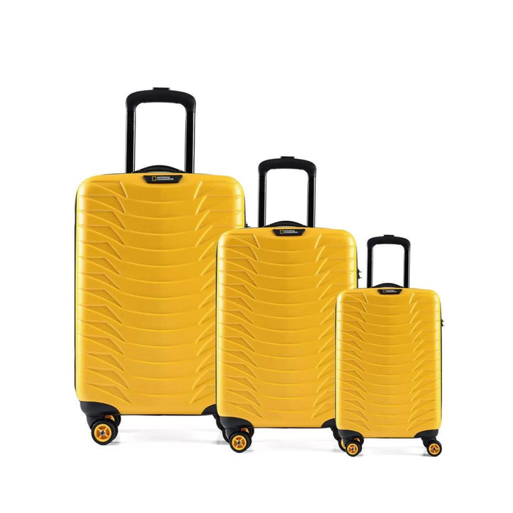 National Geographic N-2003 Sarı Abs Valiz Seti- MOSSO