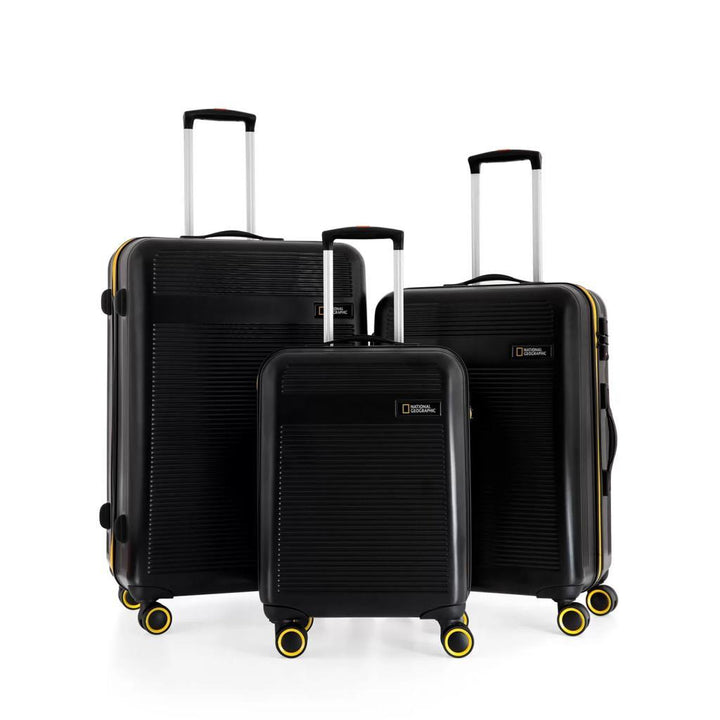 National Geographic N-2004 Siyah Abs Valiz Seti - VERRE