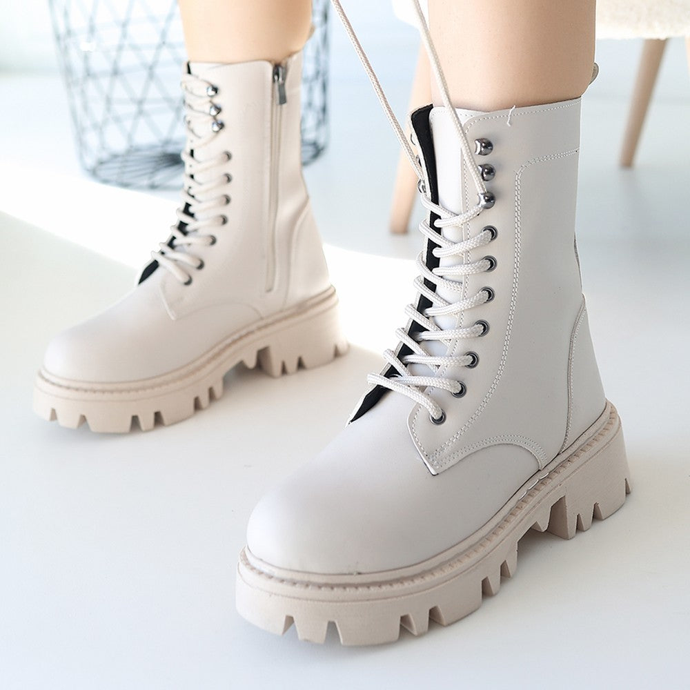 Neole Kadın Bej Bağcıklı Bot