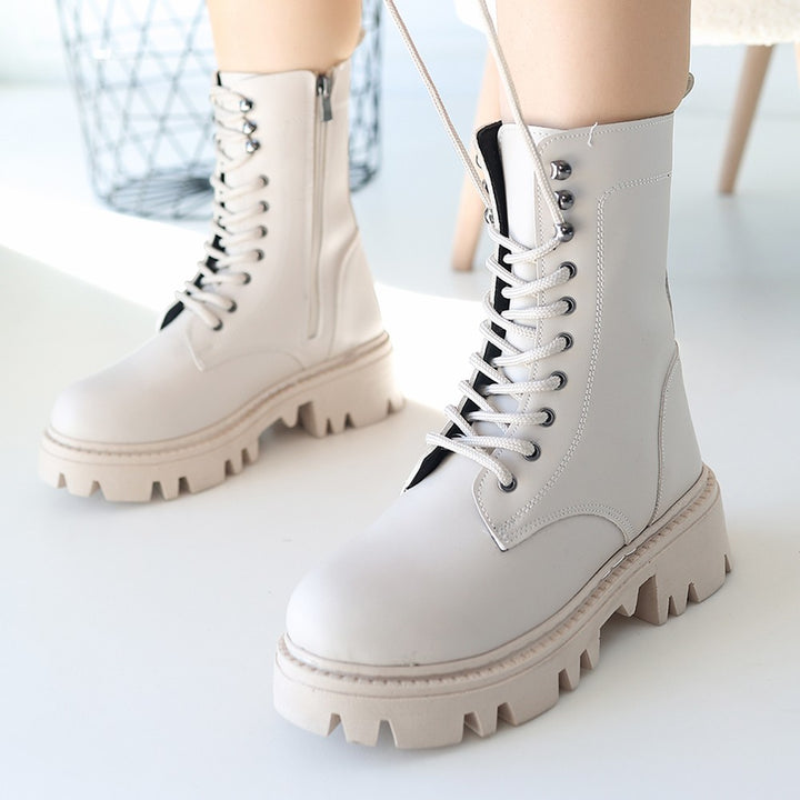 Neole Kadın Bej Bağcıklı Bot