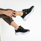 Nesra Kadın Günlük Siyah Beyaz Spor Ayakkabı