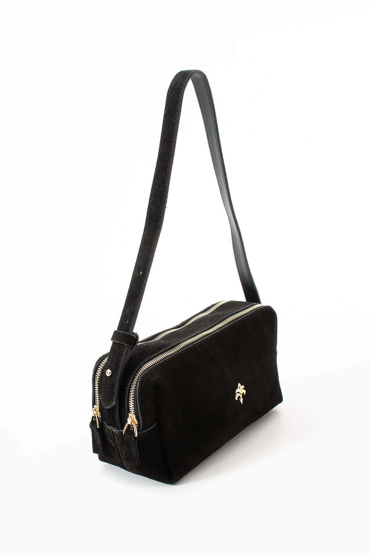 NIREYA Hakiki Süet Deri Kadın Omuz Çantası