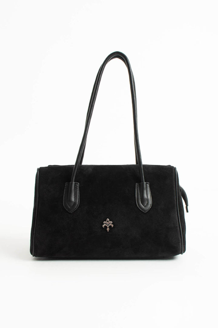 NYSARA Kadın Hakiki Süet Deri Omuz Çantası