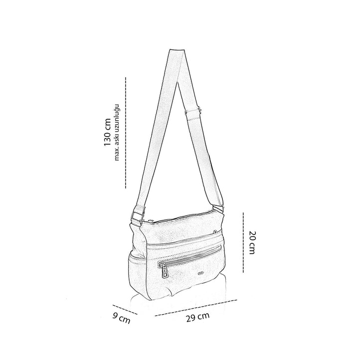 Olga Kadın Ayarlanabilir Askılı Çapraz Çanta