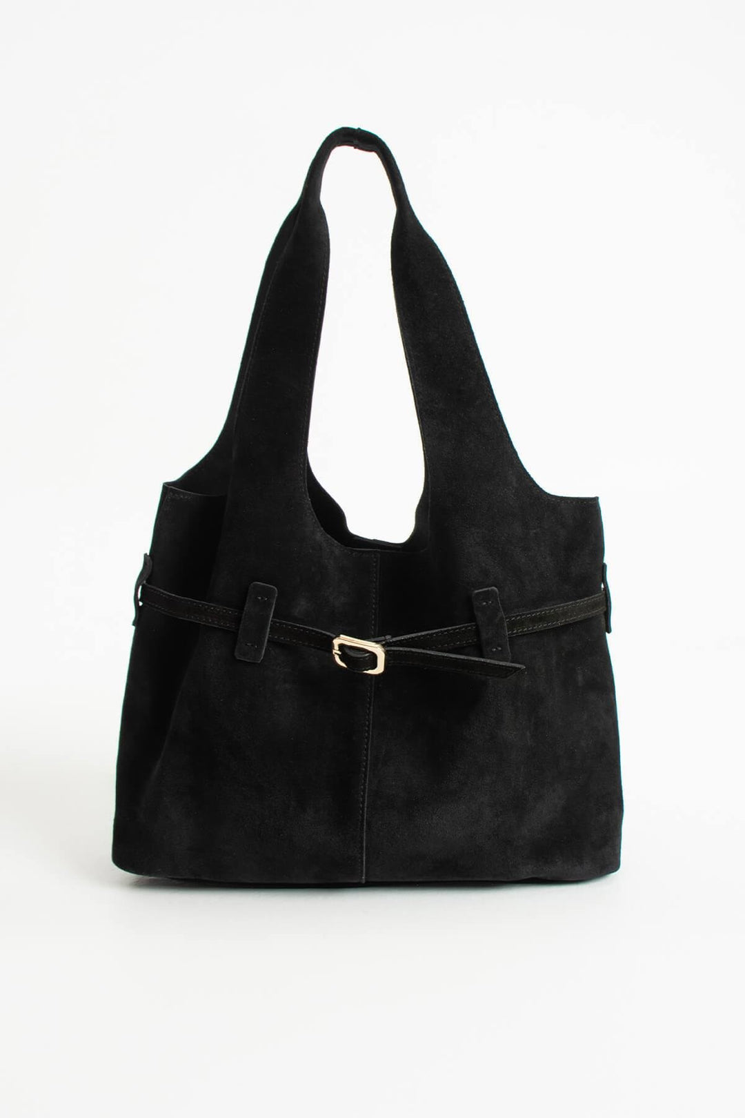 ORPHIA Kadın Hakiki Süet Deri Omuz Çantası