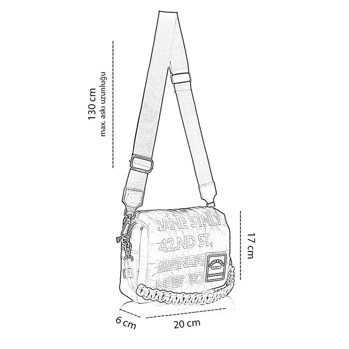 Pandor Kadın Saten Çapraz Çanta