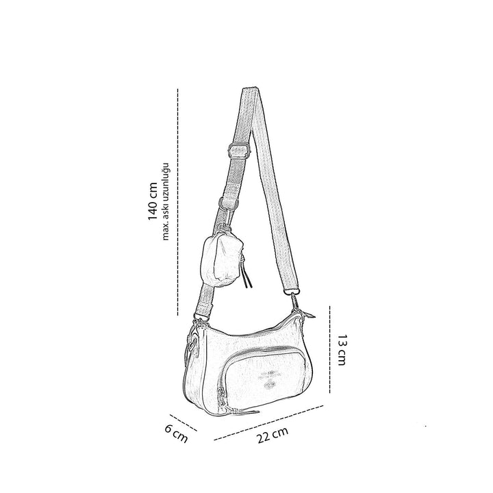 Parı Kadın Ayarlanabilir Askılı Çapraz Çanta