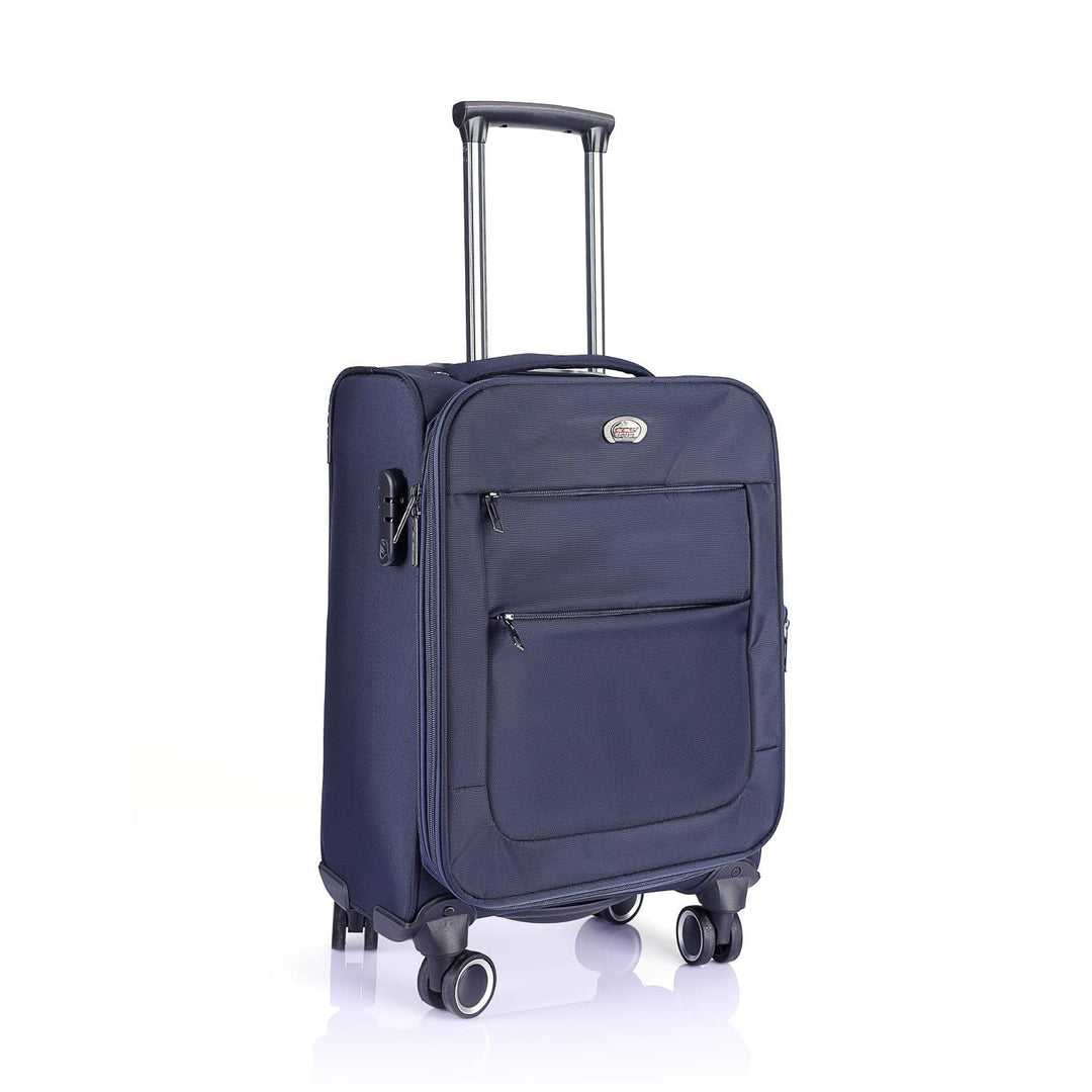 ÇÇS CCS430 Lacivert Kumaş Kabin Boy Valiz - PERKİN