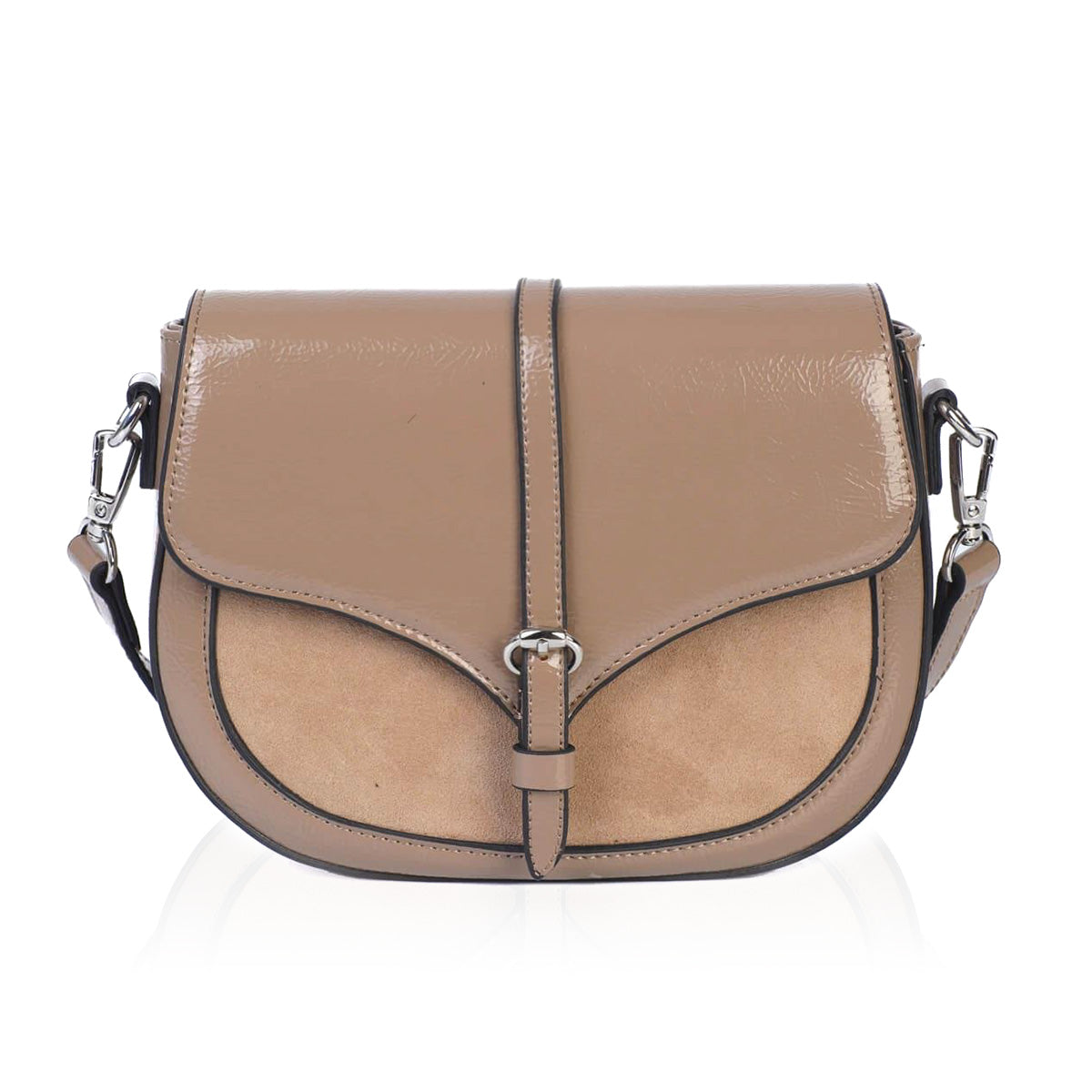 PERSEPHONE-N Kadın Hakiki Süet Deri Çapraz Çanta