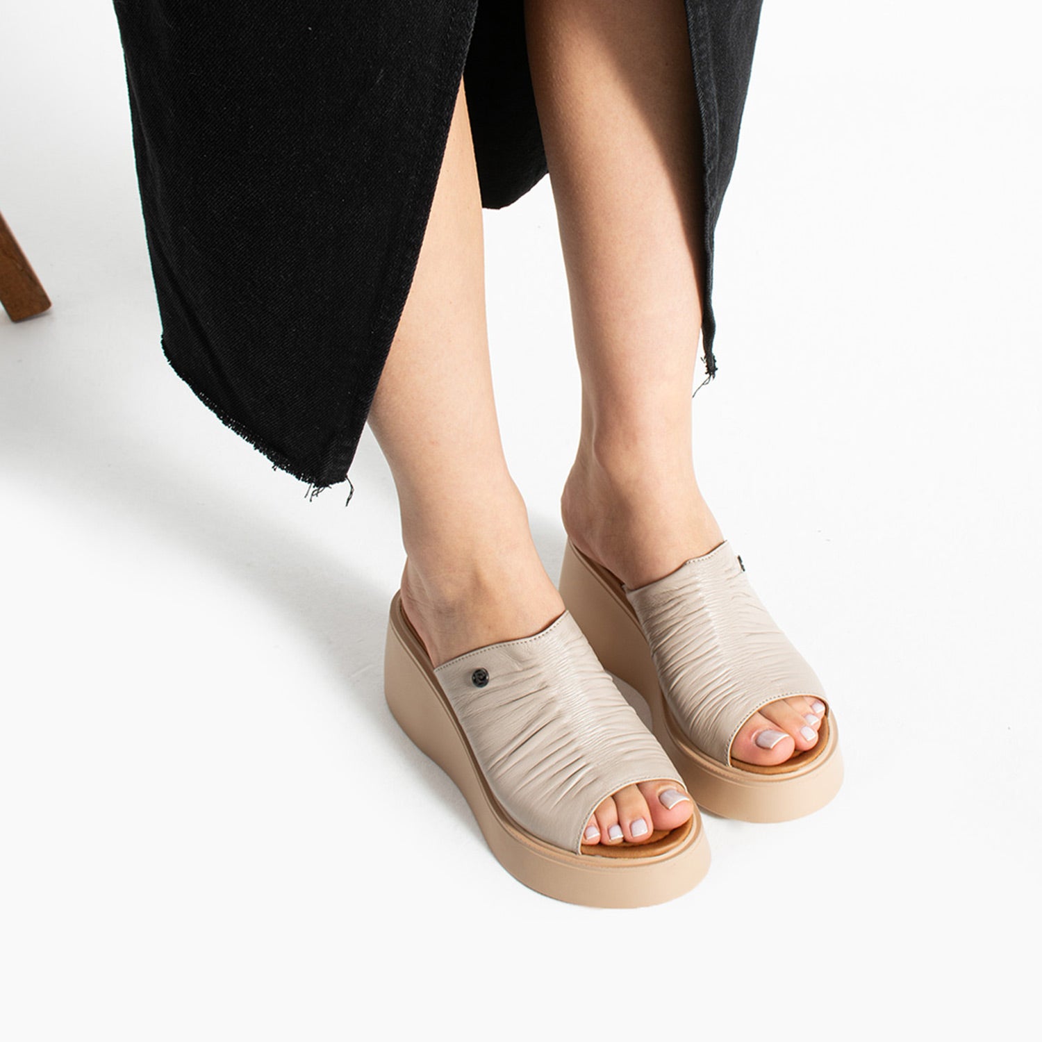 Pierre Cardin Perseus Kadın Hakiki Deri Buz Topuklu Terlik