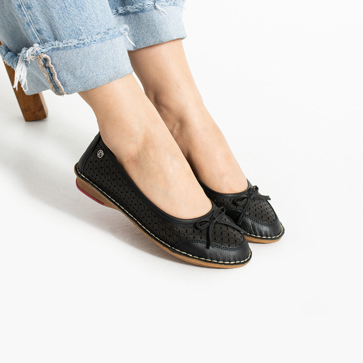 Pierre Cardin Reyna Kadın Hakiki Deri Siyah Babet