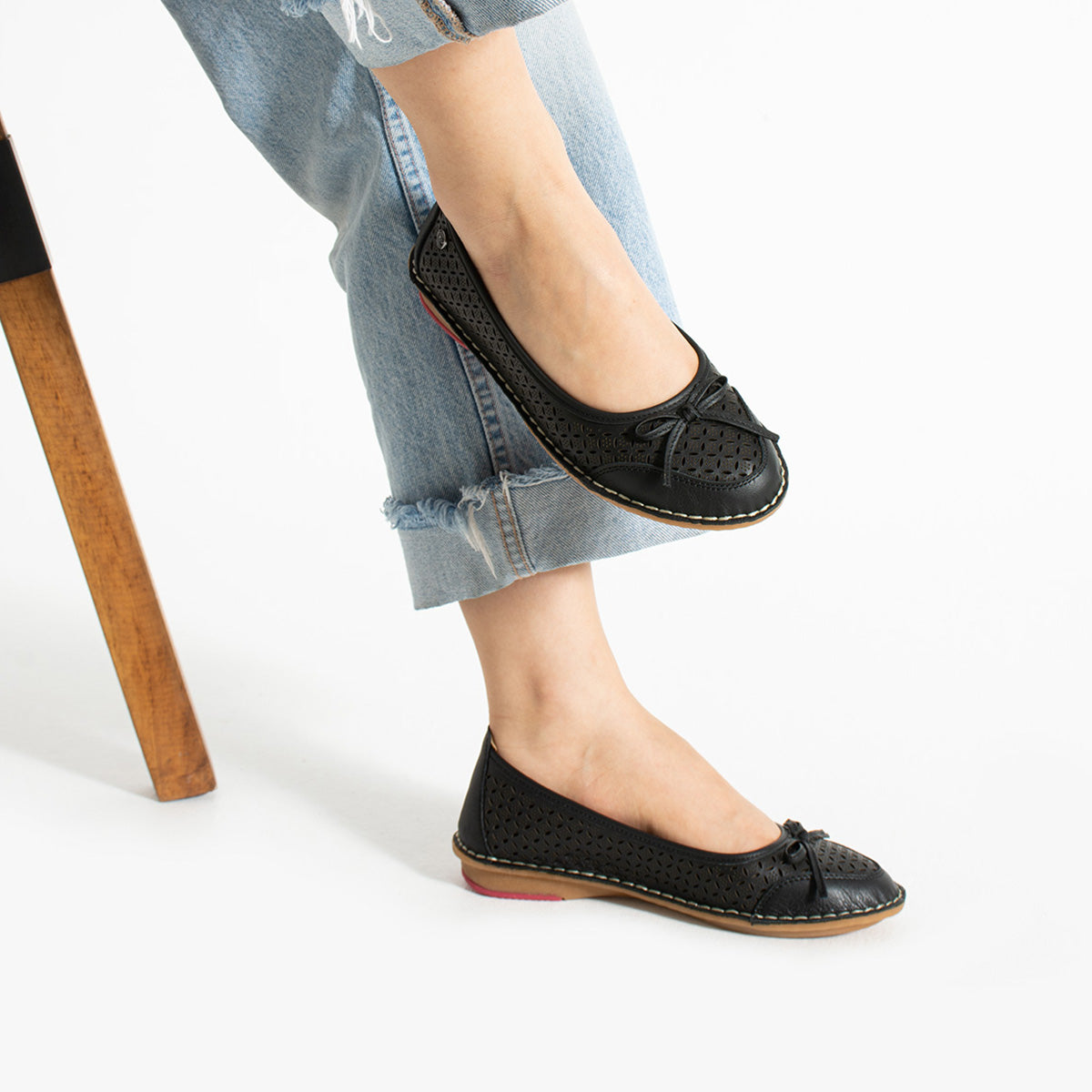 Pierre Cardin Reyna Kadın Hakiki Deri Siyah Babet