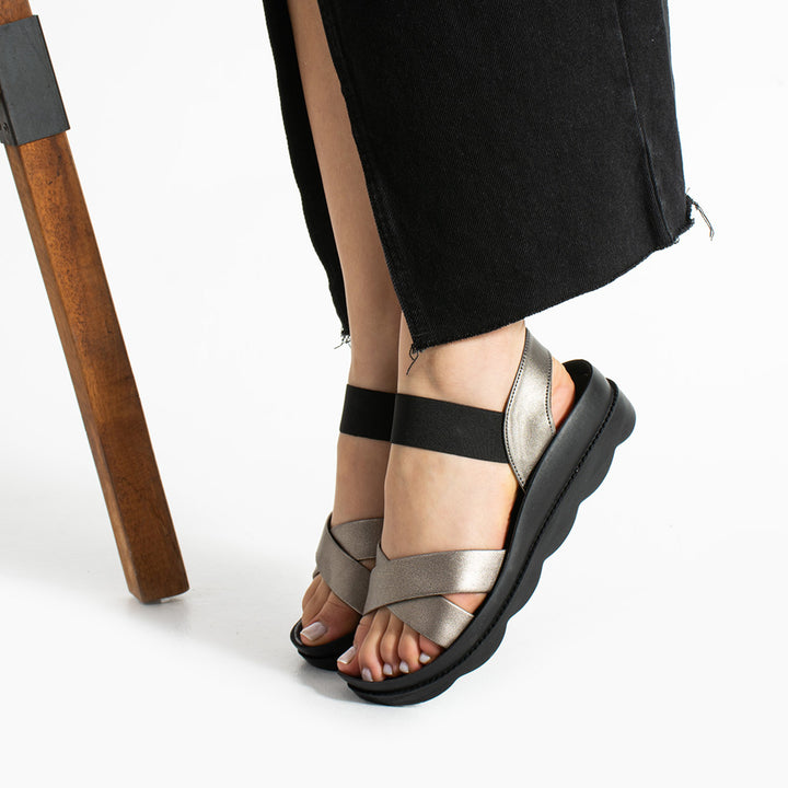 Pierre Cardin Charm Kadın Platin Sandalet