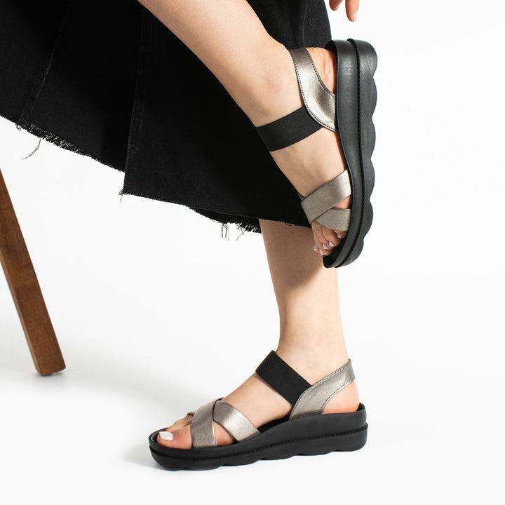Pierre Cardin Charm Kadın Platin Sandalet