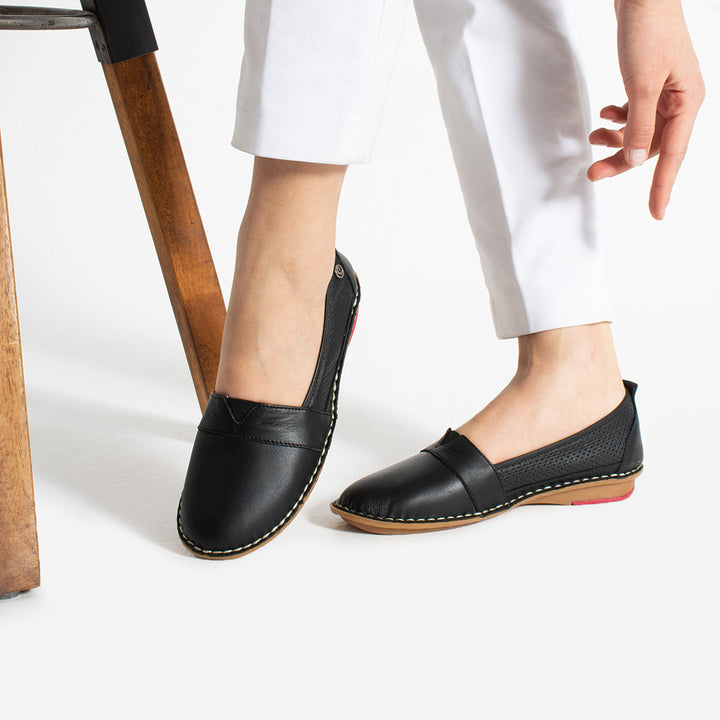 Pierre Cardin Vanna Kadın Hakiki Deri Siyah Babet