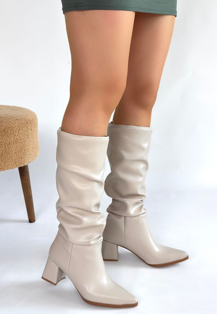 Pitay Ten Kadın Topuklu Çizme