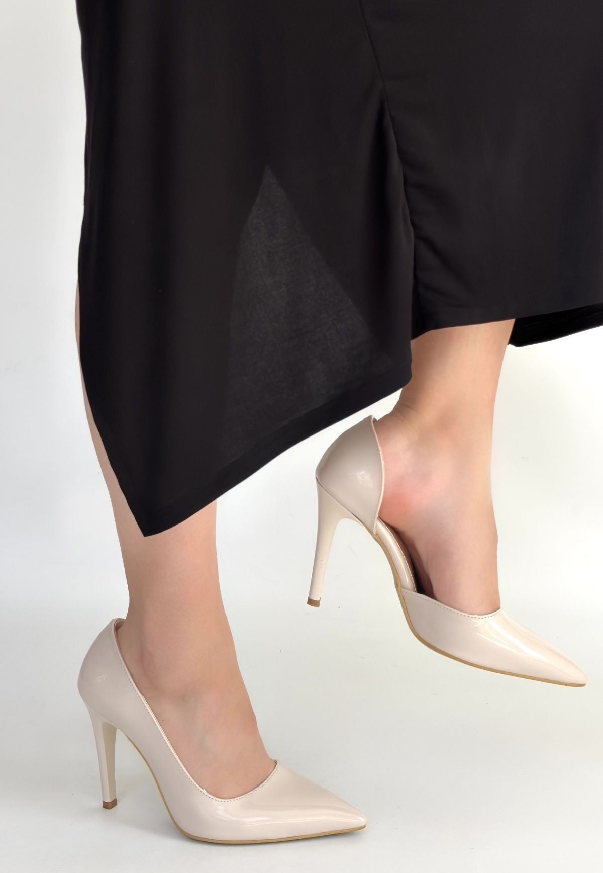 Pley Kadın Bej Rugan Stiletto