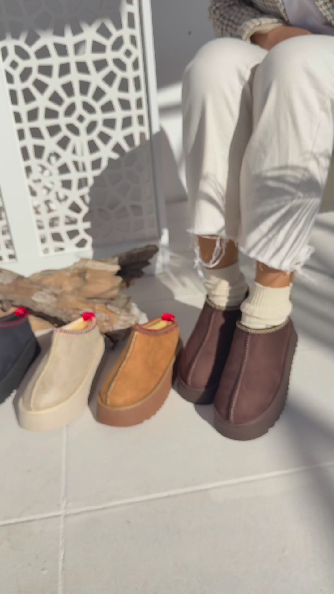 Foyk Kadın Siyah İçi Kürklü Süet Bot