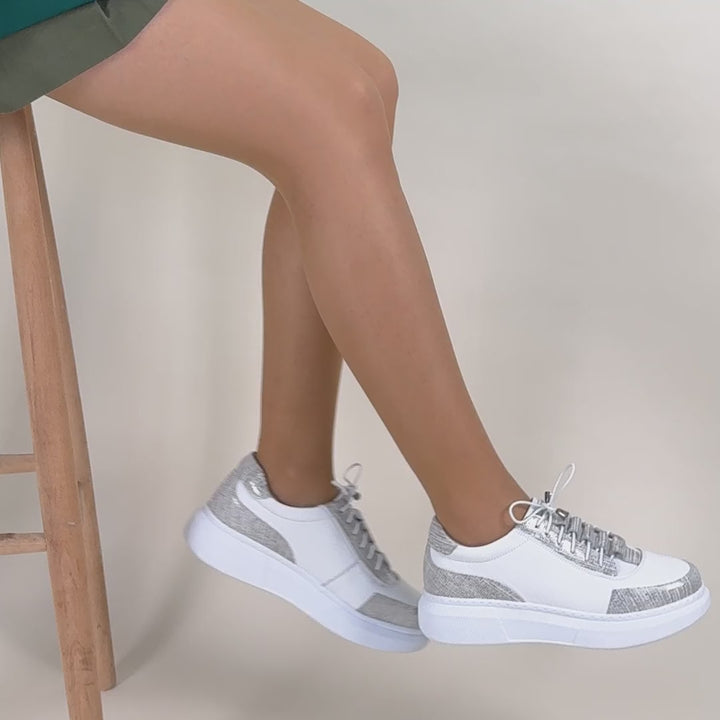 Tinda Kadın Hakiki Deri Beyaz Casual Ayakkabı