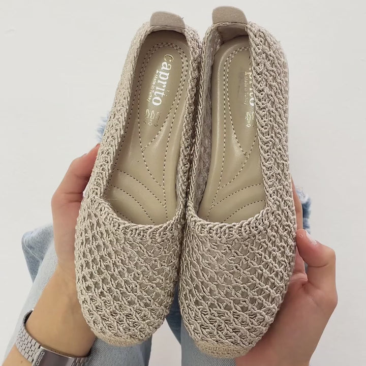 Krebs Kadın Triko Ten Espadril Ayakkabı