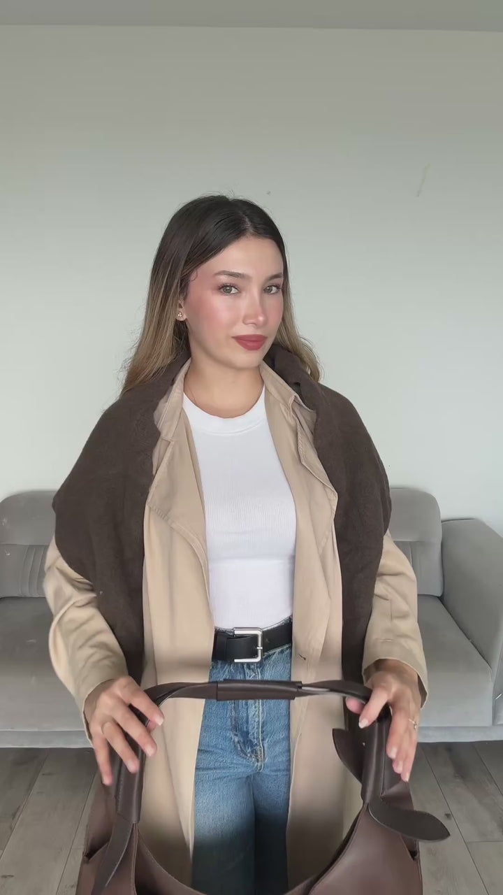 Herlina Kadın Mıknatıs Kapamalı Omuz Çantası