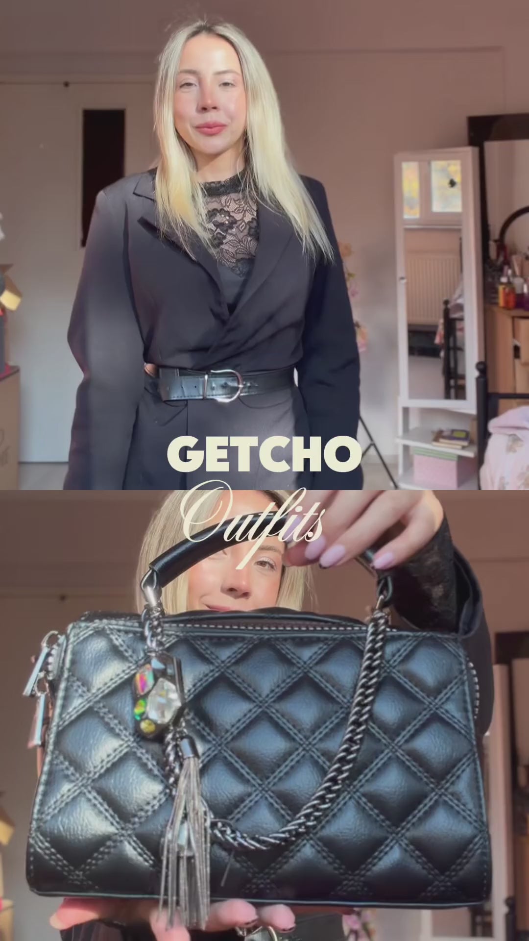 Lestav Kadın El Çantası ve Ayarlanabilir Askılı Çapraz Çanta