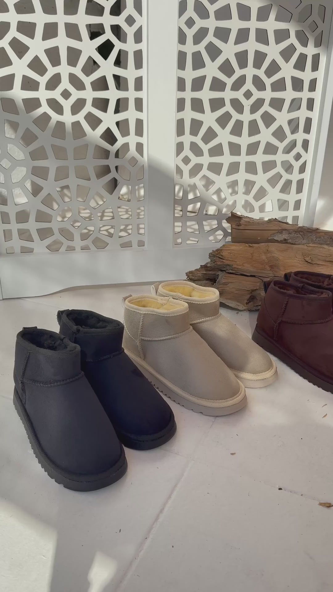 Velora Kadın Kahverengi İçi Kürklü Süet Bot